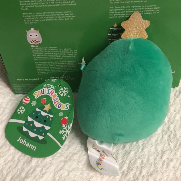 Johann The Christmas Tree Squishmallows 4” New Release 2023 - Picture 3 of 4